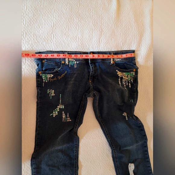 Apple Bottom Women's Jeans Color Blue Size 12 NWOT - Picture 14 of 16